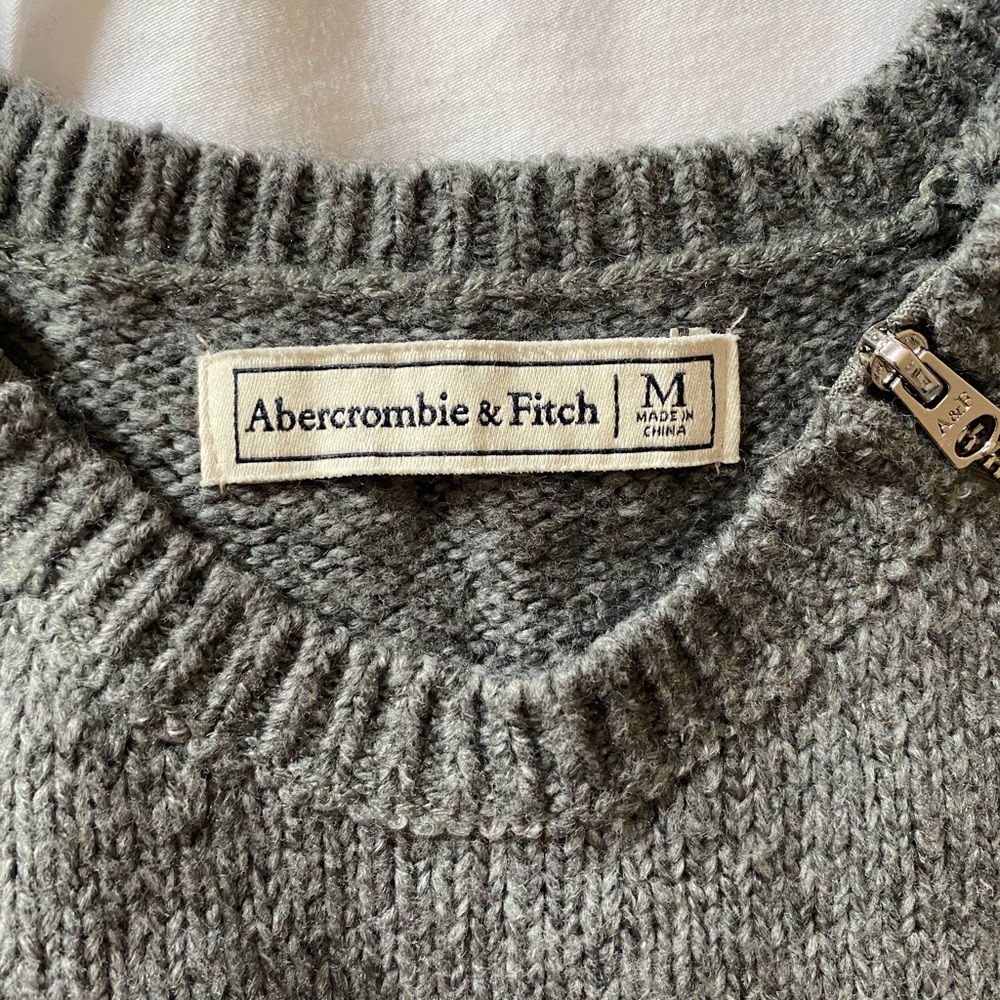 Abercrombie & Fitch Gray Sweater Dress